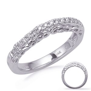 14KW Round Wedding Band