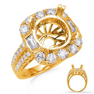 Baguette Diamond Engagement Ring