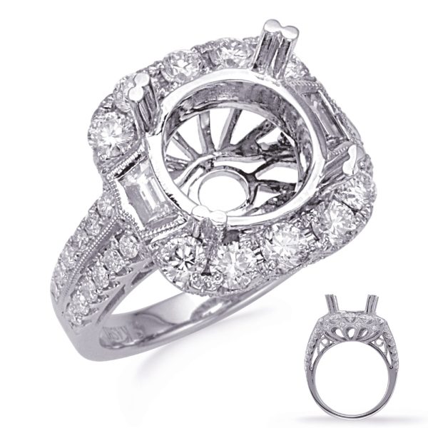 Baguette Diamond Engagement Ring