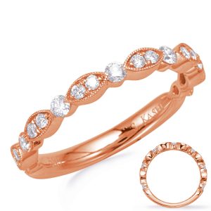 Rose Gold Diamond Band Rose Gold Diamond Band
