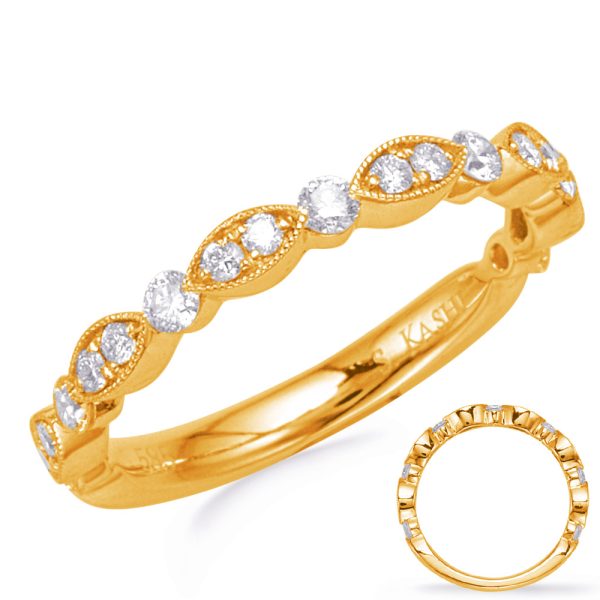 Yellow Gold Diamond Band