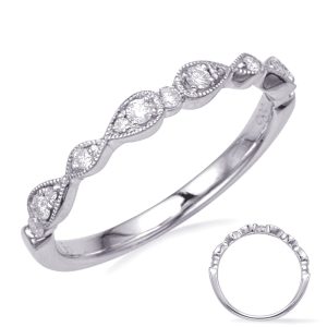White Gold Matching Band White Gold Matching Band