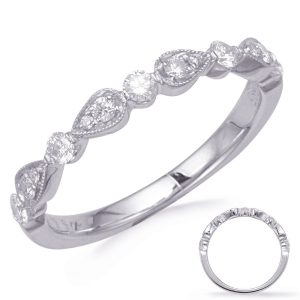 White Gold Matching Band White Gold Matching Band