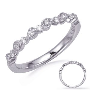 White Gold Matching Band White Gold Matching Band