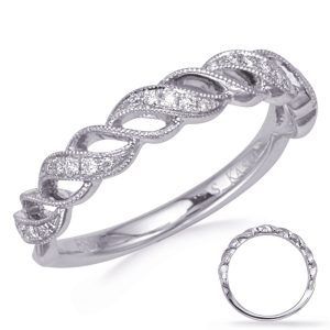 White Gold Matching Band White Gold Matching Band