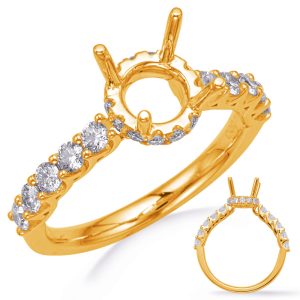 Yellow Gold Engagement Ring Yellow Gold Engagement Ring