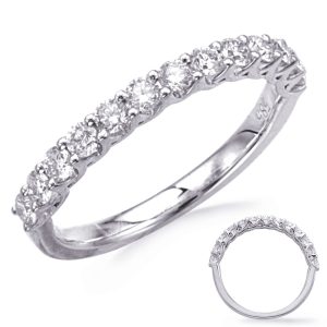 White Gold Wedding Band White Gold Wedding Band