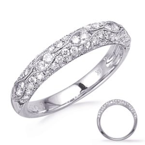 White Gold Matching Band White Gold Matching Band