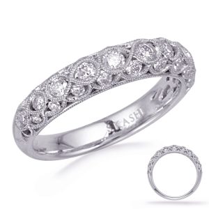 White Gold Matching Band White Gold Matching Band