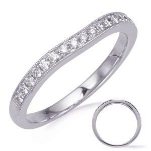 White Gold Wedding Band White Gold Wedding Band