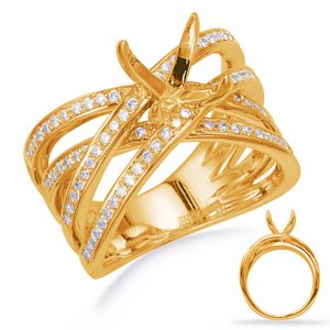 Yellow Gold Diamond Engagement Ring Yellow Gold Diamond Engagement Ring