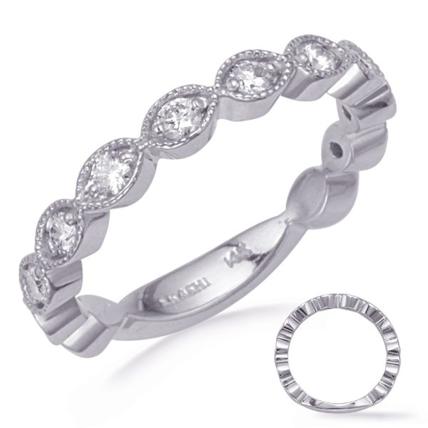 14KW Round Wedding Band