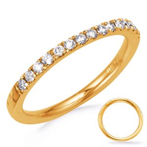 Yellow Gold Diamond Wedding Band Yellow Gold Diamond Wedding Band