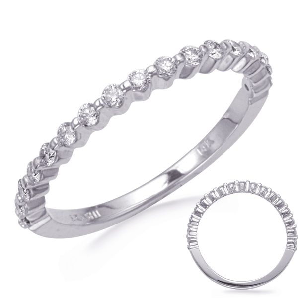 14KW Round Wedding Band