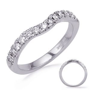 White Gold Diamond Wedding Band White Gold Diamond Wedding Band