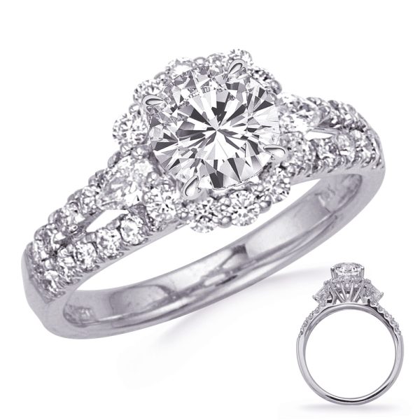 Pear Shape Diamond Engagement Ring