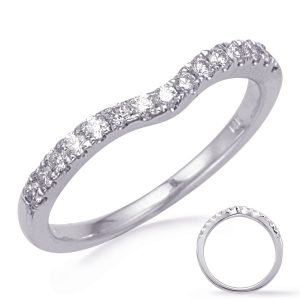 White Gold Diamond Wedding Band White Gold Diamond Wedding Band