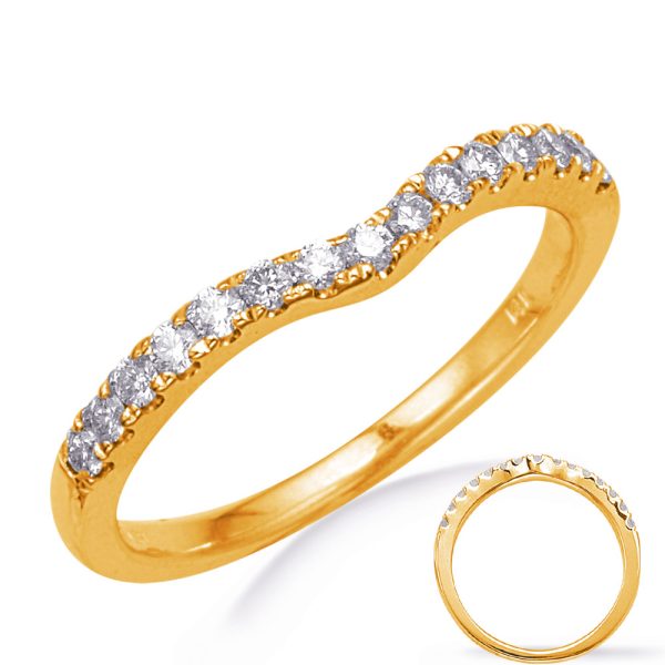 14KY Round Wedding Band