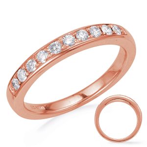 Rose Gold Diamond Wedding Band Rose Gold Diamond Wedding Band
