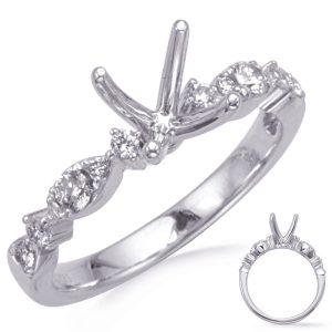 Carat Round Diamond #En8280-1wg Carat Round Diamond #En8280-1wg