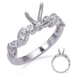 Carat Round Diamond #En8281-1wg