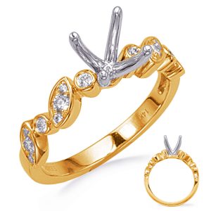 Carat Round Diamond #En8281-1yg Carat Round Diamond #En8281-1yg