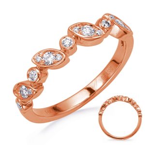 Rose Gold Diamond Wedding Band Rose Gold Diamond Wedding Band