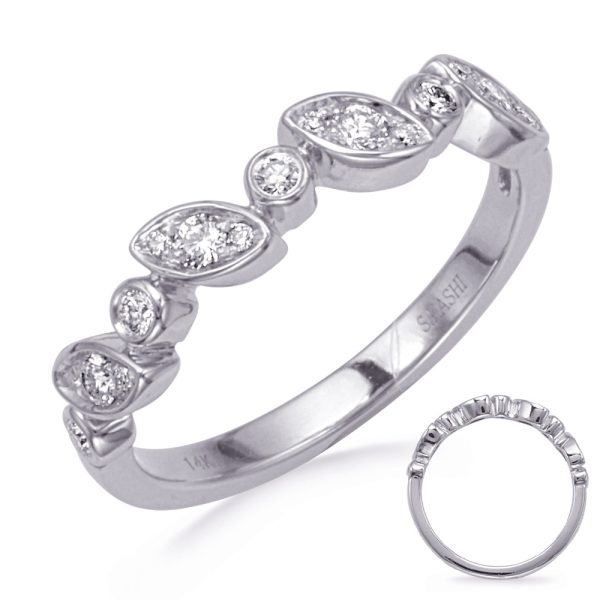 14KW Round Wedding Band
