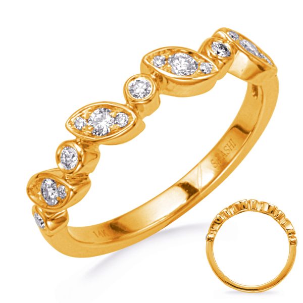 Yellow Gold Diamond Wedding Band