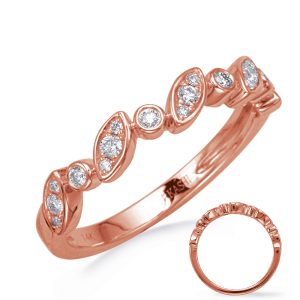 Rose Gold Diamond Wedding Band Rose Gold Diamond Wedding Band