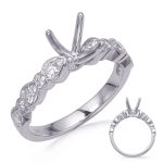 Carat Round Diamond #En8282-1wg
