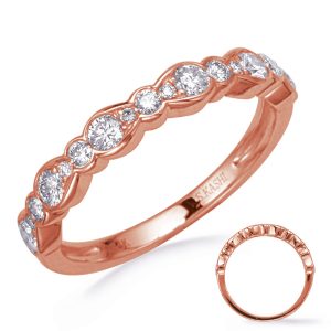 Rose Gold Diamond Wedding Band Rose Gold Diamond Wedding Band