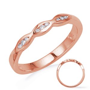 Rose Gold Diamond Wedding Band Rose Gold Diamond Wedding Band