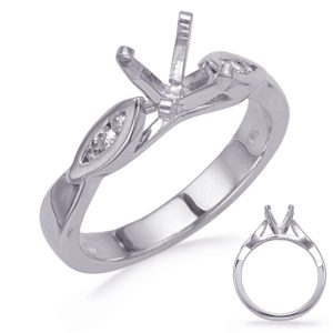 White Gold Diamond Engagement Ring White Gold Diamond Engagement Ring