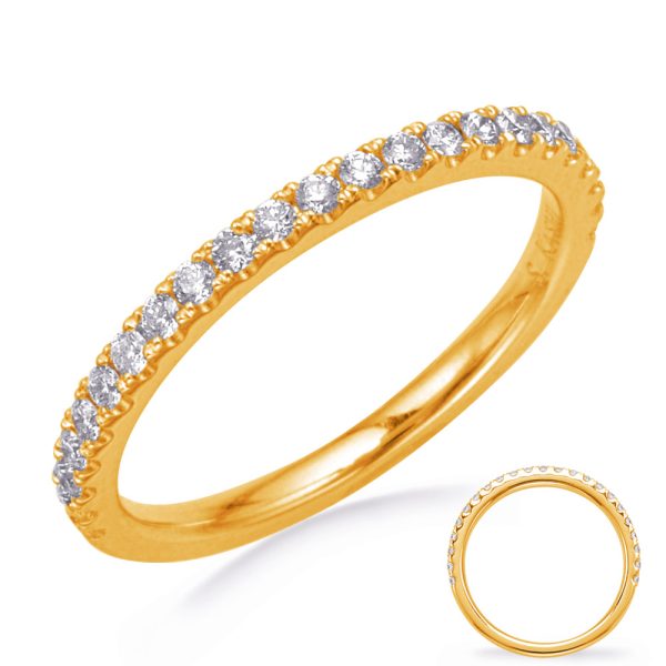 14KY Round Wedding Band