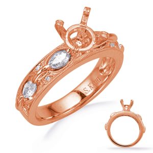 Rose Gold Engagement Ring Rose Gold Engagement Ring