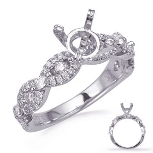 White Gold Diamond Engagement Ring White Gold Diamond Engagement Ring