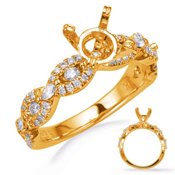 Yellow Gold Diamond Engagement Ring