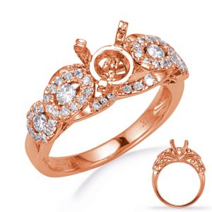 Rose Gold Engagement Ring Rose Gold Engagement Ring