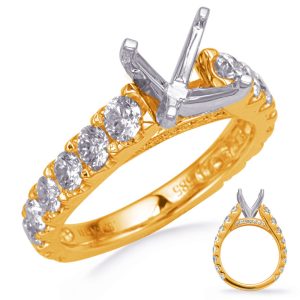 Carat Round Diamond #En8302-2yg Carat Round Diamond #En8302-2yg