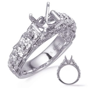 White Gold Engagement Ring White Gold Engagement Ring
