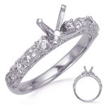 Carat Round Diamond #En8315-1wg