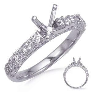 Carat Round Diamond #En8315-1wg Carat Round Diamond #En8315-1wg