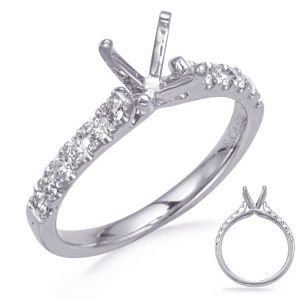 Carat Round Diamond #En8316-1wg