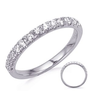 White Gold Matching Band White Gold Matching Band