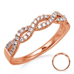 Rose Gold Diamond Wedding Band Rose Gold Diamond Wedding Band
