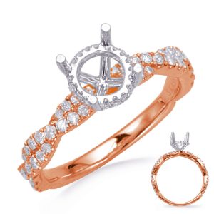 Carat Round Diamond #En8322-1rg Carat Round Diamond #En8322-1rg