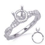 Carat Round Diamond #En8322-1wg
