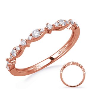 Rose Gold Diamond Wedding Band Rose Gold Diamond Wedding Band