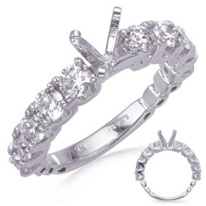 White Gold Engagement Ring White Gold Engagement Ring